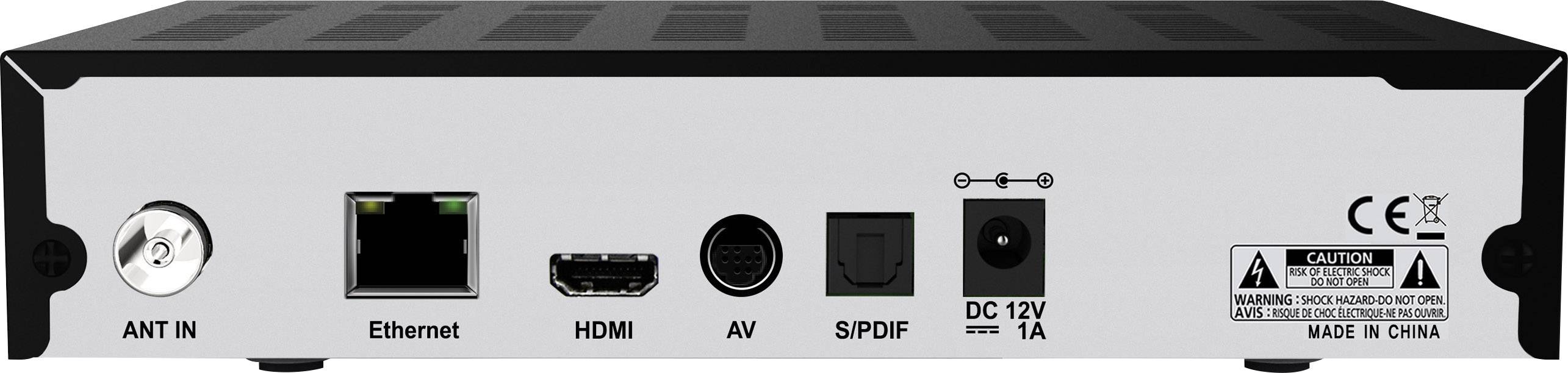 Microelectronic m 4HD IR DVB-T2 Receiver Front-USB, Deutscher DVB-T2 Standard (H.265), Aufnahmefunktion