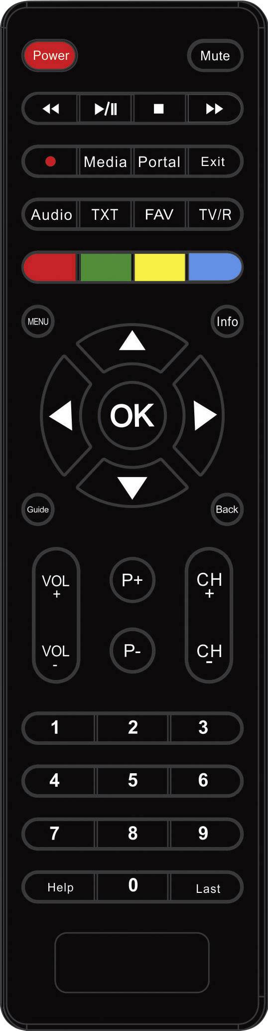 Microelectronic m 4HD IR DVB-T2 Receiver Front-USB, Deutscher DVB-T2 Standard (H.265), Aufnahmefunktion