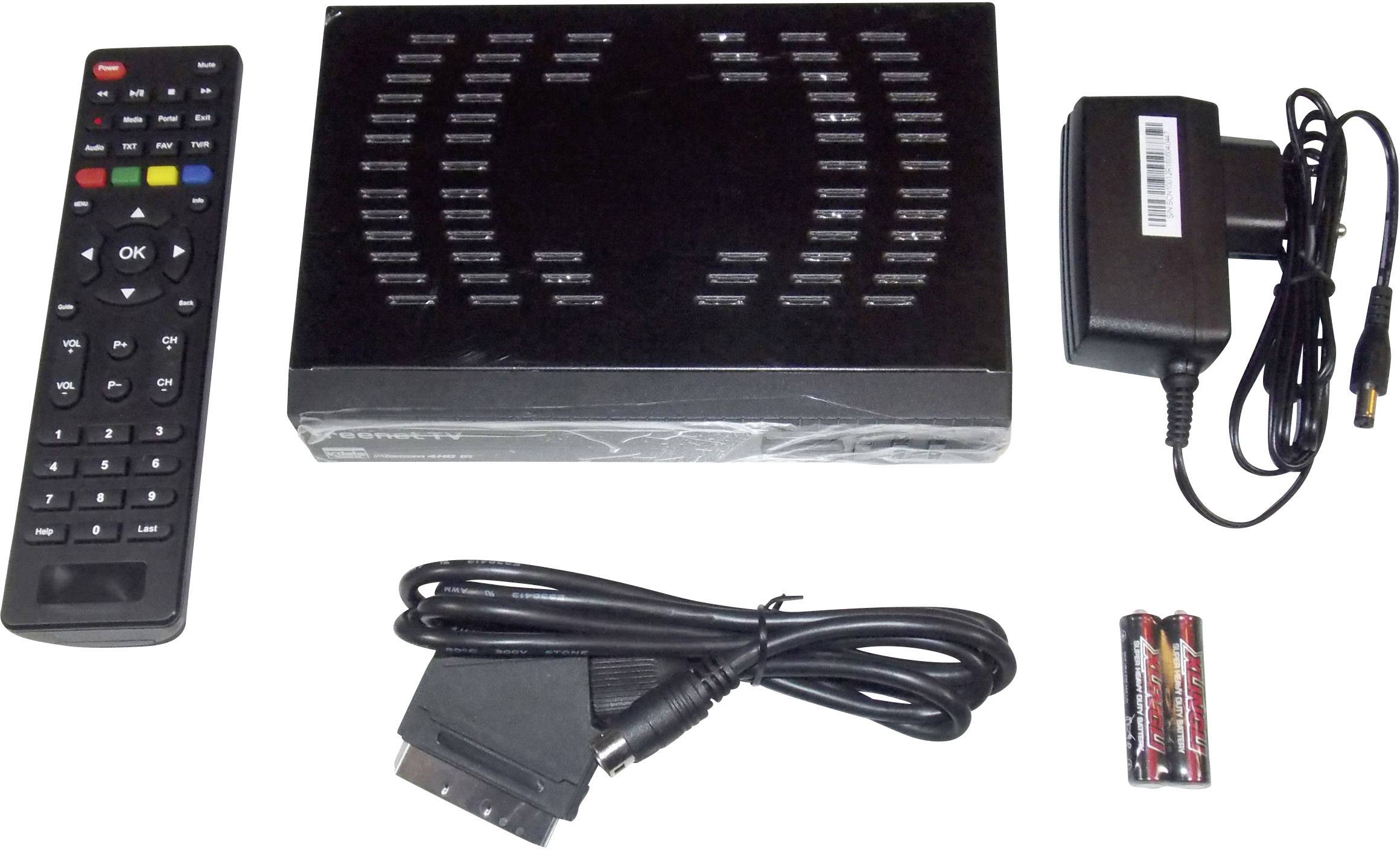 Microelectronic m 4HD IR DVB-T2 Receiver Front-USB, Deutscher DVB-T2 Standard (H.265), Aufnahmefunktion