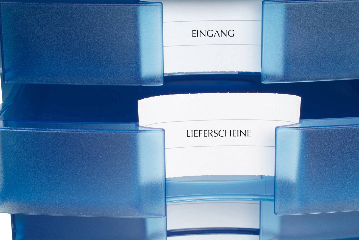 HAN Impuls 1010-x-11 Schubladenbox Lichtgrau DIN A4, DIN C4 Anzahl der Schubfächer: 4