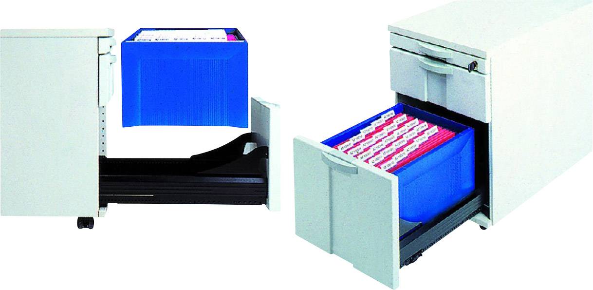 HAN Hängebox KARAT 1905-14 DIN A4 für 35Mappen blau