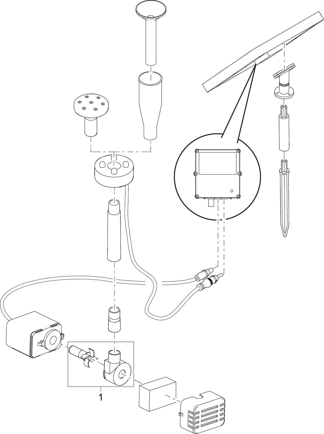 Pontec 43325 PondoSolar 600 Control Solar-Pumpenset