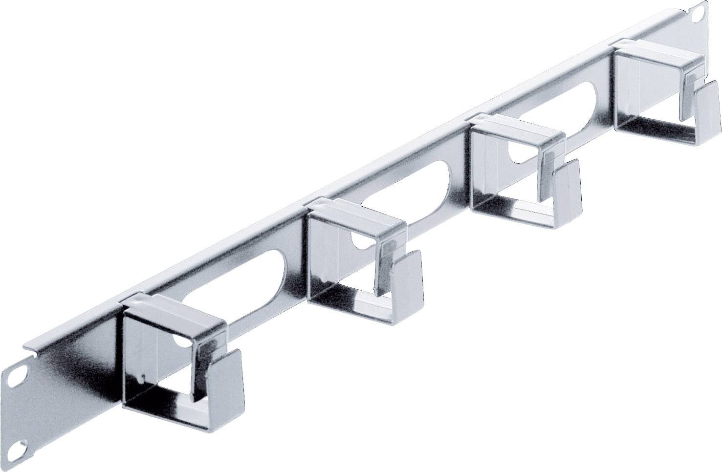 Intellinet 711043 19 Zoll Netzwerkschrank-Kabelführung 1 HE Lichtgrau (RAL 7035)