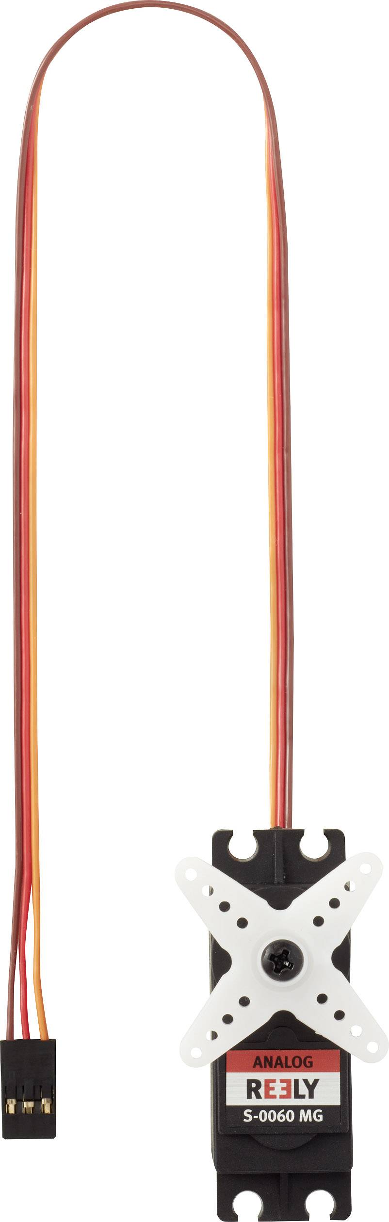 Reely Standard-Servo S-0060 MG Analog-Servo Getriebe-Material: Metall Stecksystem: JR