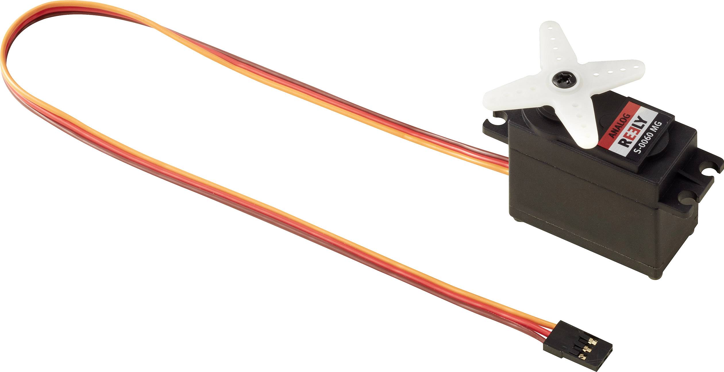 Reely Standard-Servo S-0060 MG Analog-Servo Getriebe-Material: Metall Stecksystem: JR