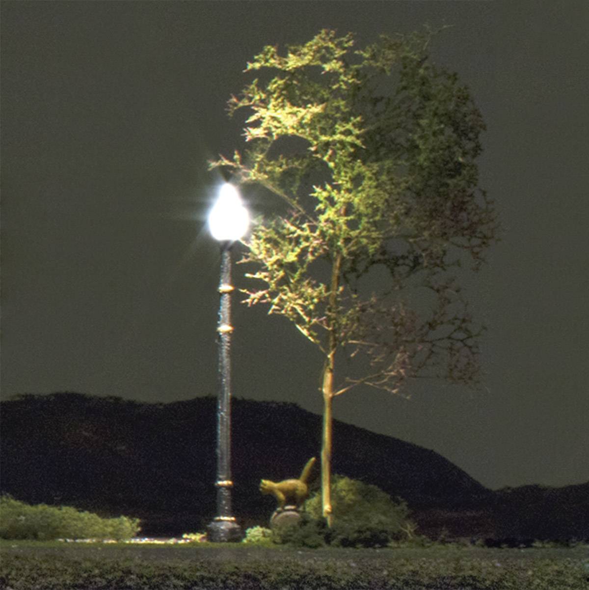 Woodland Scenics N Parklaterne einfach Fertigmodell WJP5641 3St.