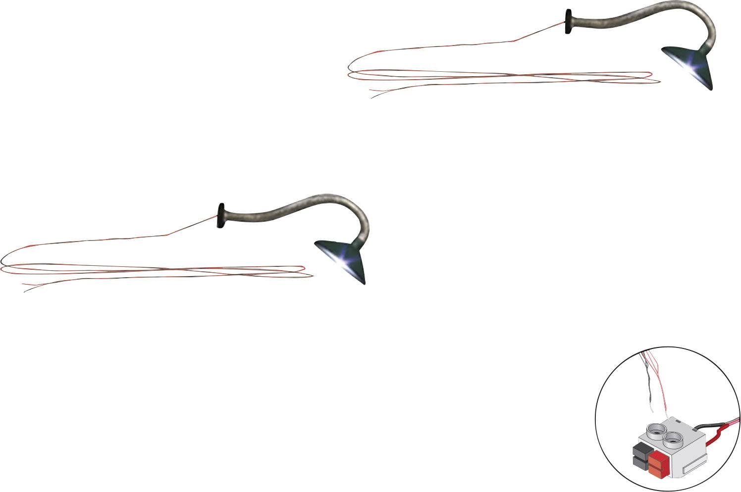 Woodland Scenics H0 Wandlaterne einfach WJP5654 2St.