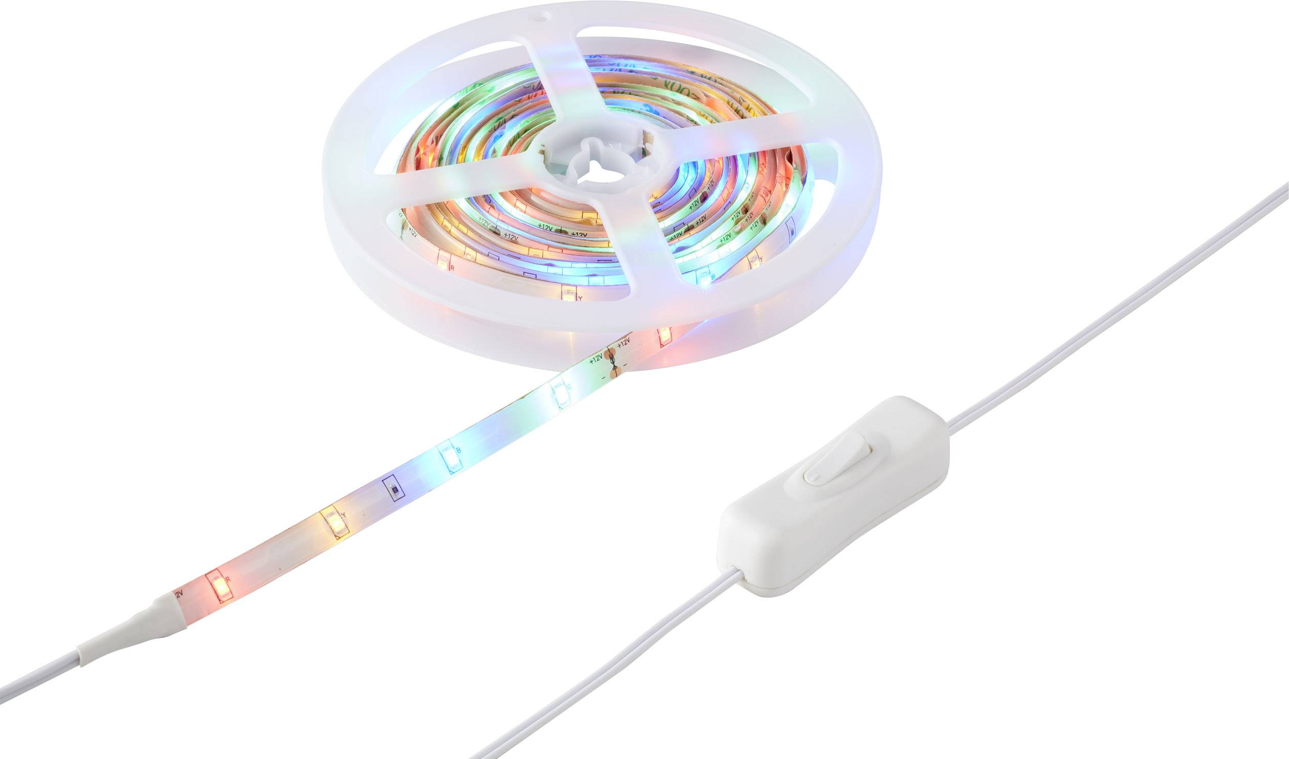 Renkforce LED-Streifen-Komplettset mit Stecker 300 cm RGB 1485028 1 St.