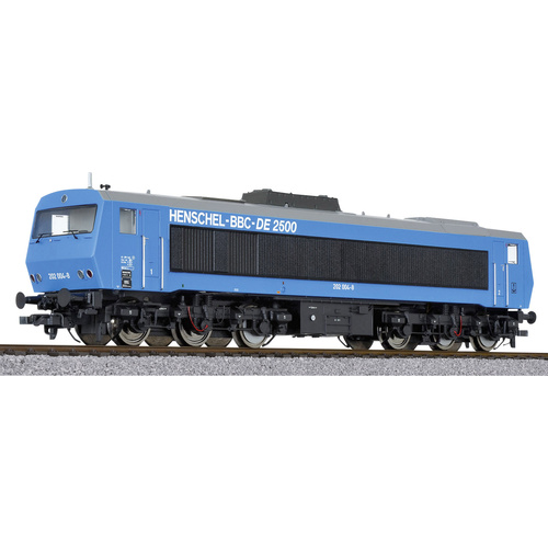 Liliput L132052 H0 Diesellok DE 2500 Henschel-BBC Nr. 202 004-8 blau DC-Version
