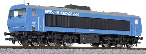 L132057 H0 Diesellok DE 2500 Henschel-BBC Nr. 202 004-8 blau AC-Version