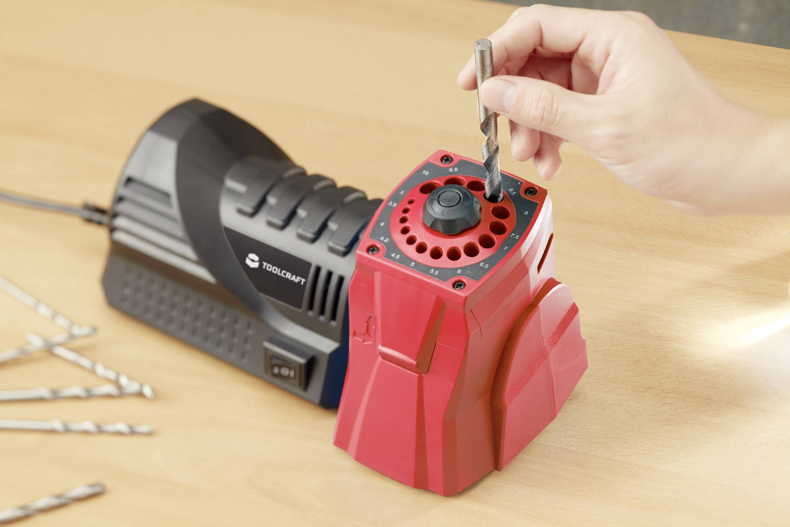 TOOLCRAFT S1D-DW03-58 1485219 Universal-Schärfgerät 110W 42 mm, 58 mm, 51mm