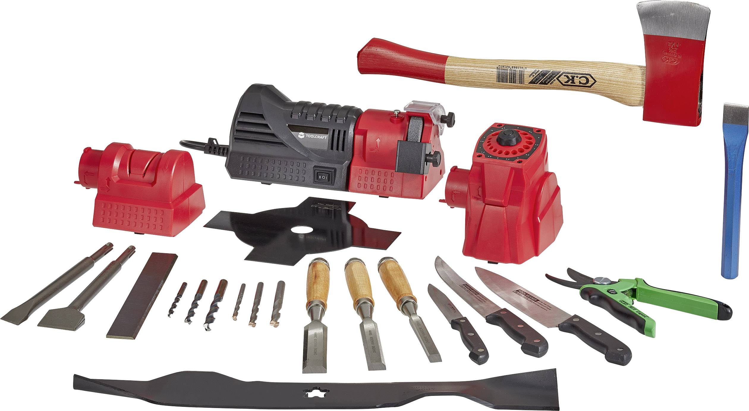 TOOLCRAFT S1D-DW03-58 1485219 Universal-Schärfgerät 110W 42 mm, 58 mm, 51mm