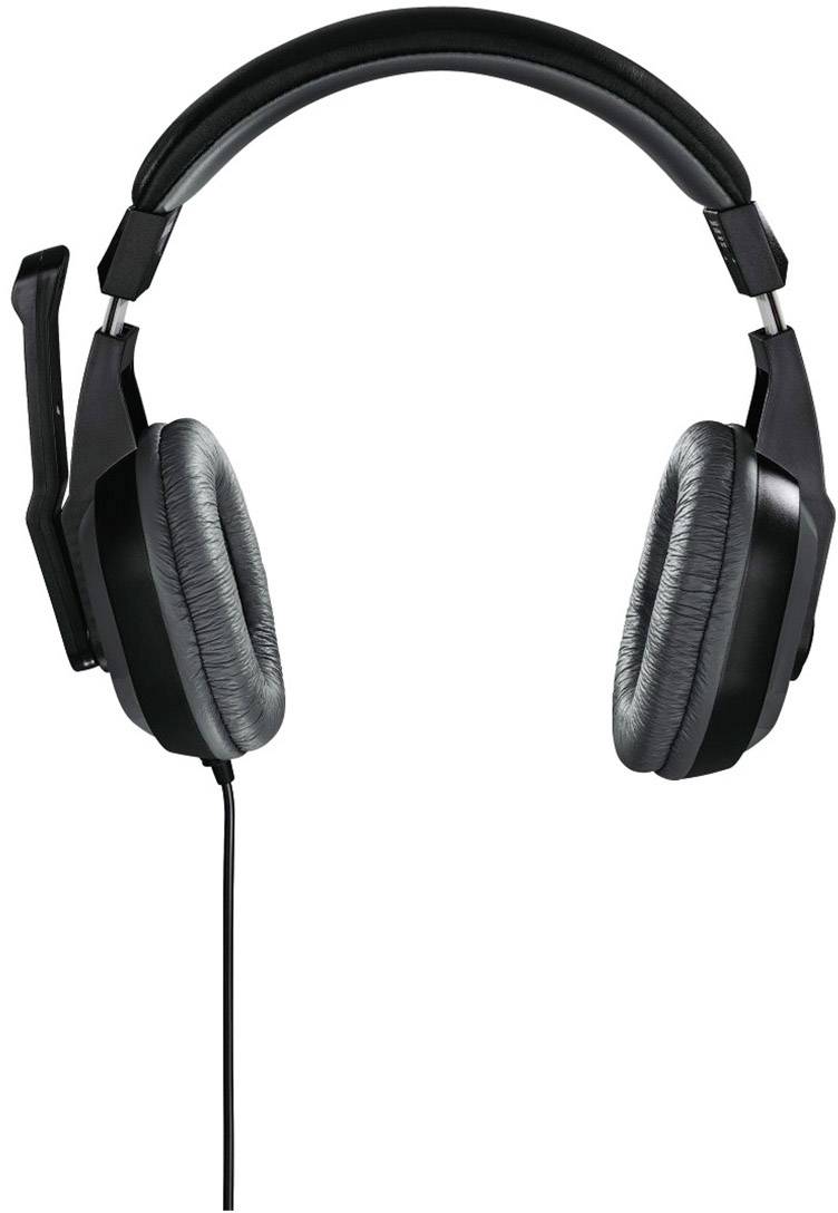 Hama OFFBEAT PC-Headset 3.5 mm Klinke schnurgebunden, Stereo Over Ear Schwarz