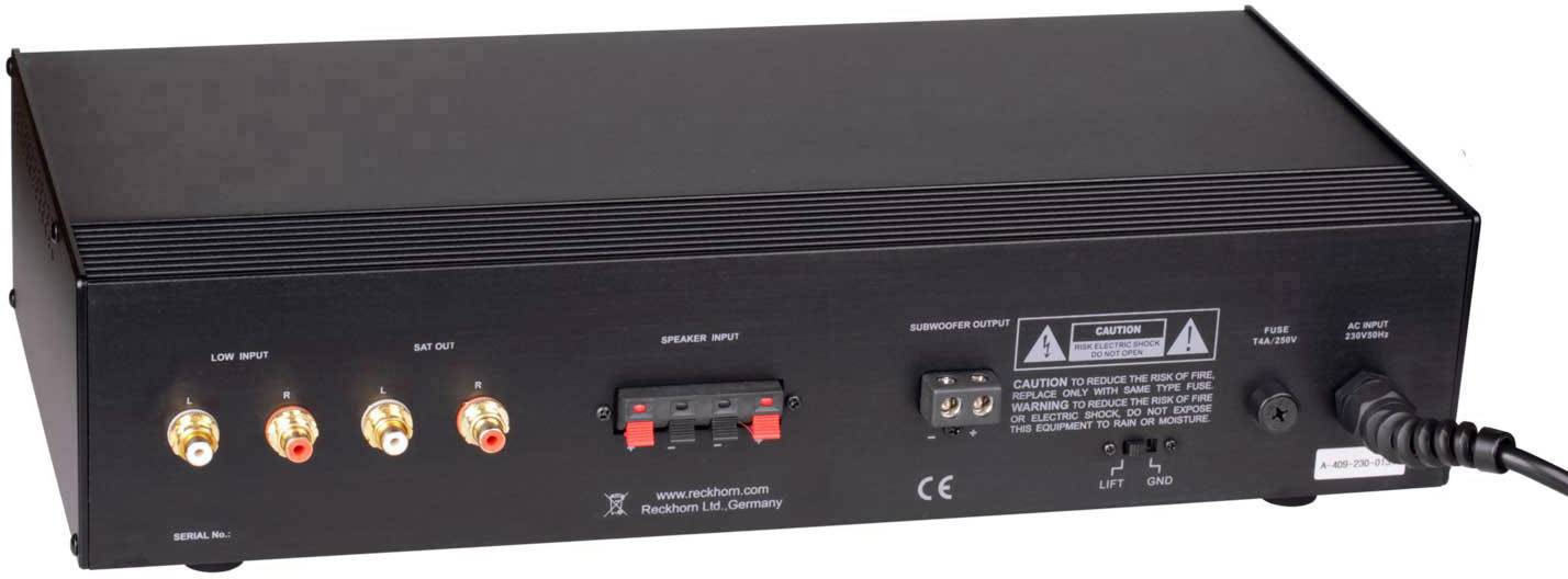 Reckhorn A-409 Mono-Verstärker 1 x 400 W Schwarz
