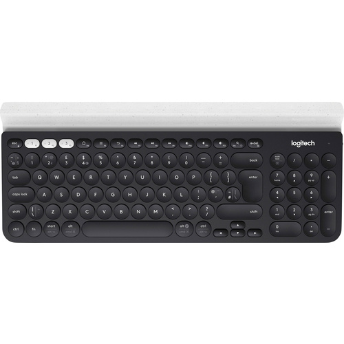 Logitech K780 Multi-Device Bluetooth® Tastatur Deutsch, QWERTZ, Windows® Schwarz