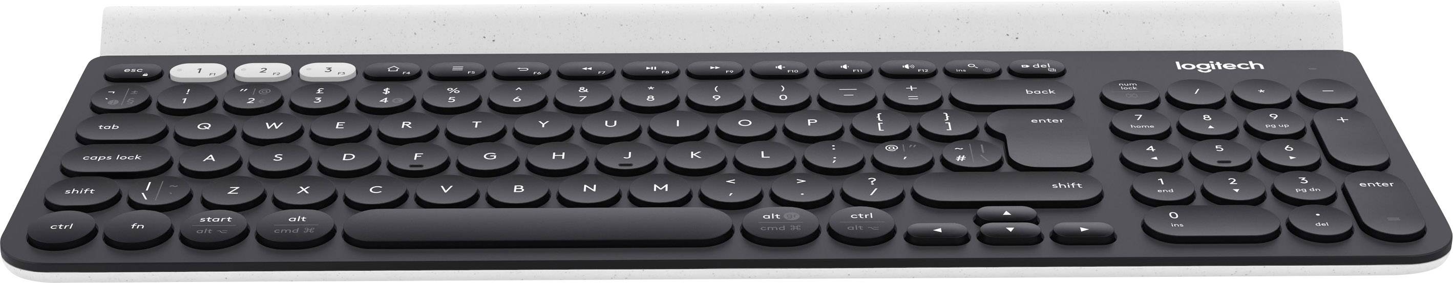 Logitech K780 Multi-Device Bluetooth® Tastatur Deutsch, QWERTZ Schwarz