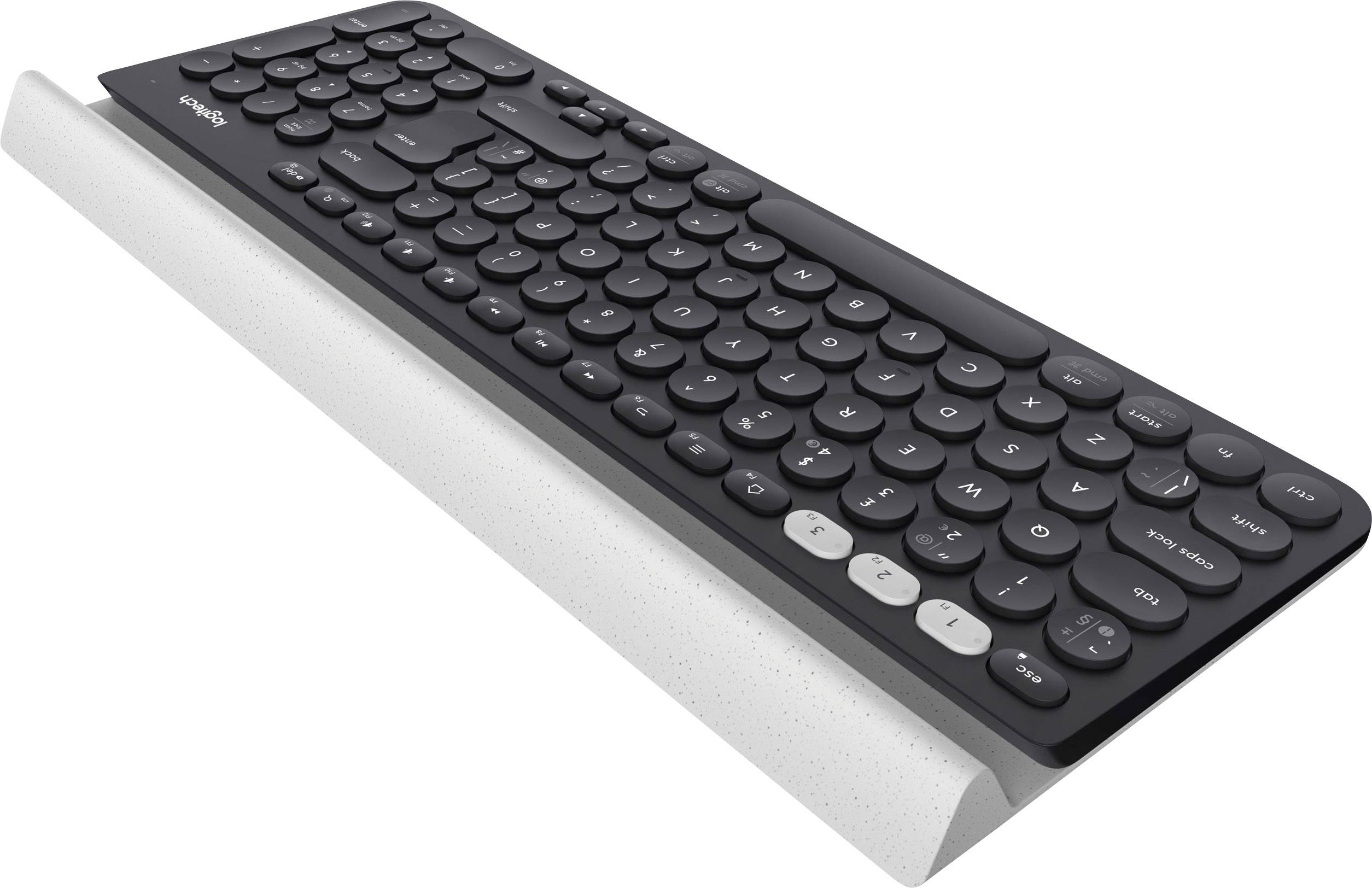 Logitech K780 Multi-Device Bluetooth® Tastatur Deutsch, QWERTZ Schwarz