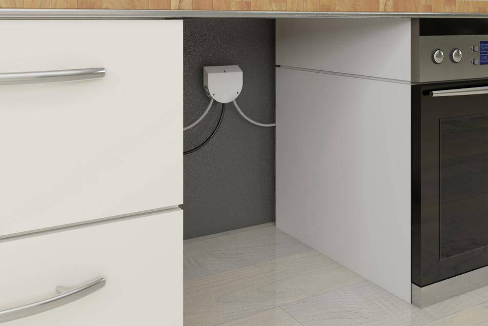 Bachmann 923.002 Herdanschlussdose IP20 Lichtgrau (RAL 7035)