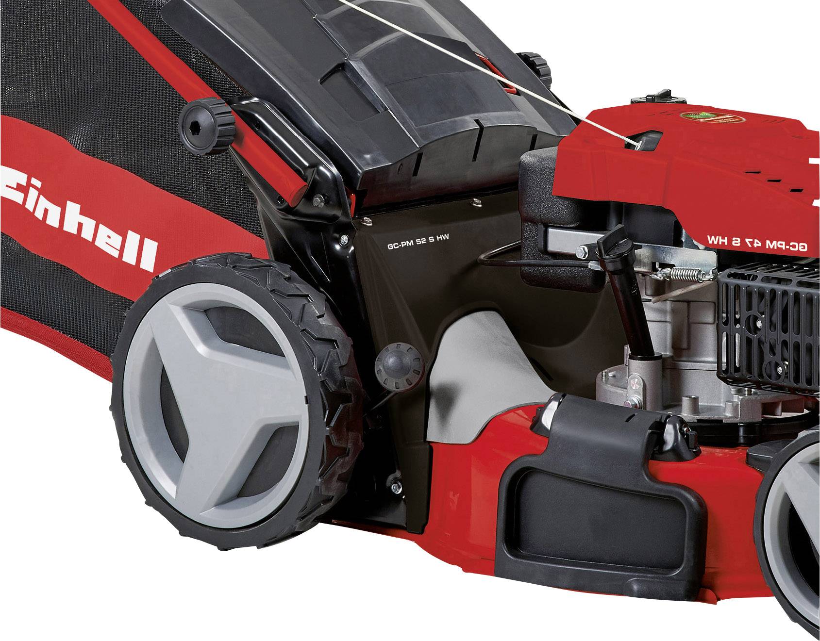 Einhell GCPM 52 S HW Benzin Rasenmäher Mulchfunktion, Seitenauswurf 2.