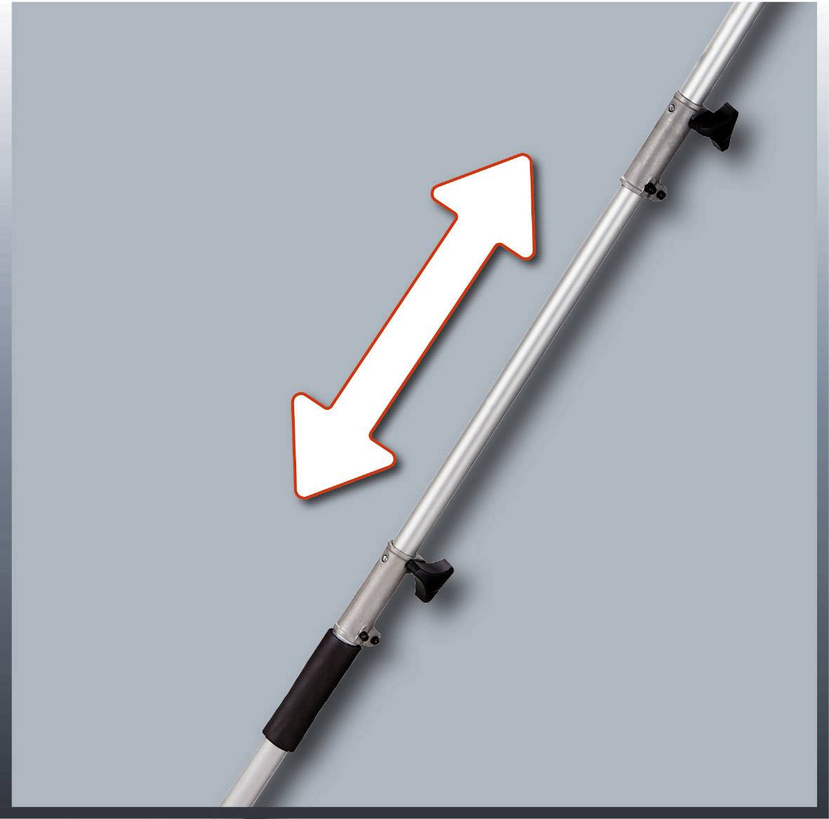 Einhell GC-HH 9048 Elektro Teleskop-Heckenschere Tragegurt 900 W 410 mm