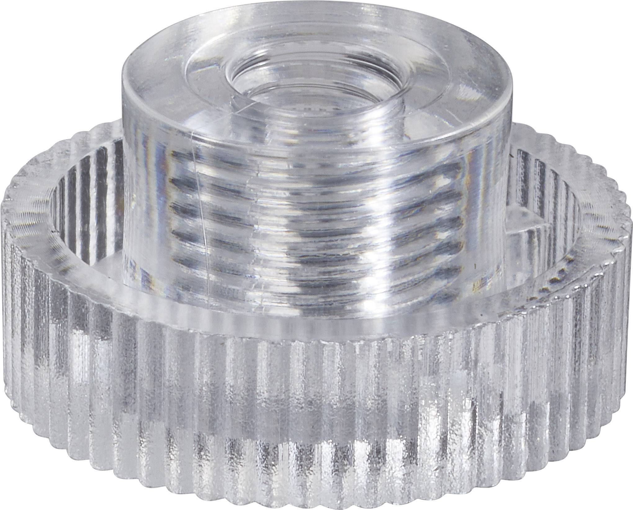 Kash Rändelmutter 11S016 Klar, Transparent