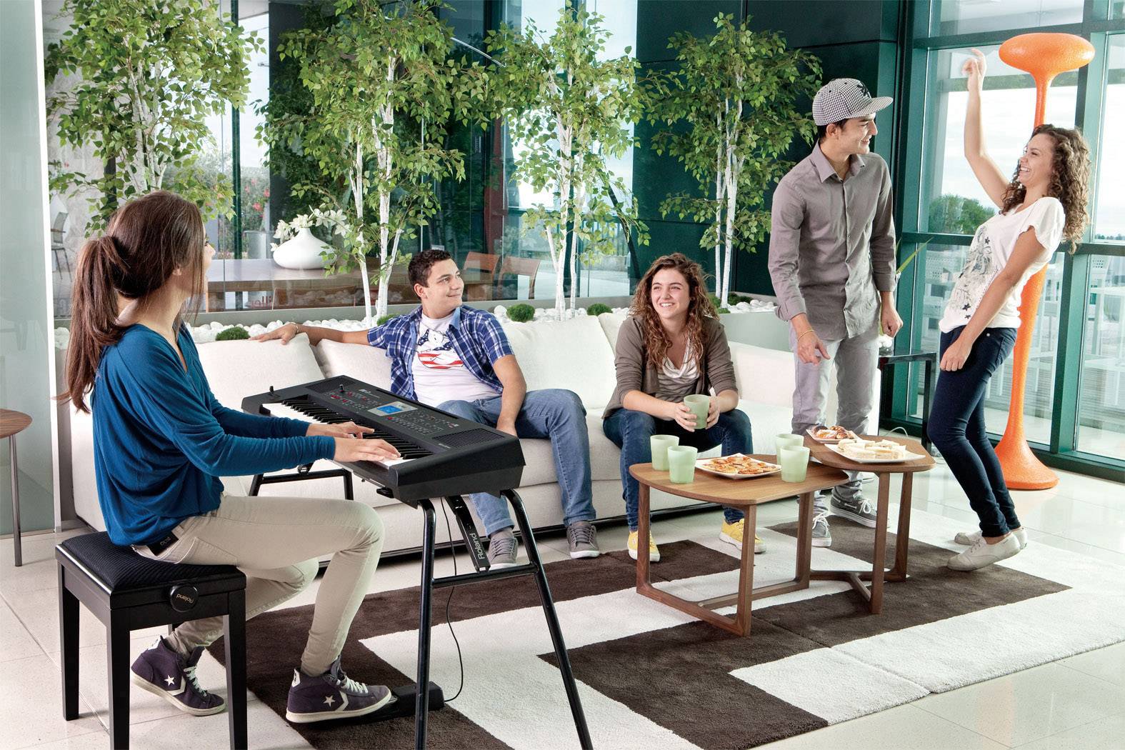 Roland BK-3BK Keyboard Schwarz inkl. Netzteil