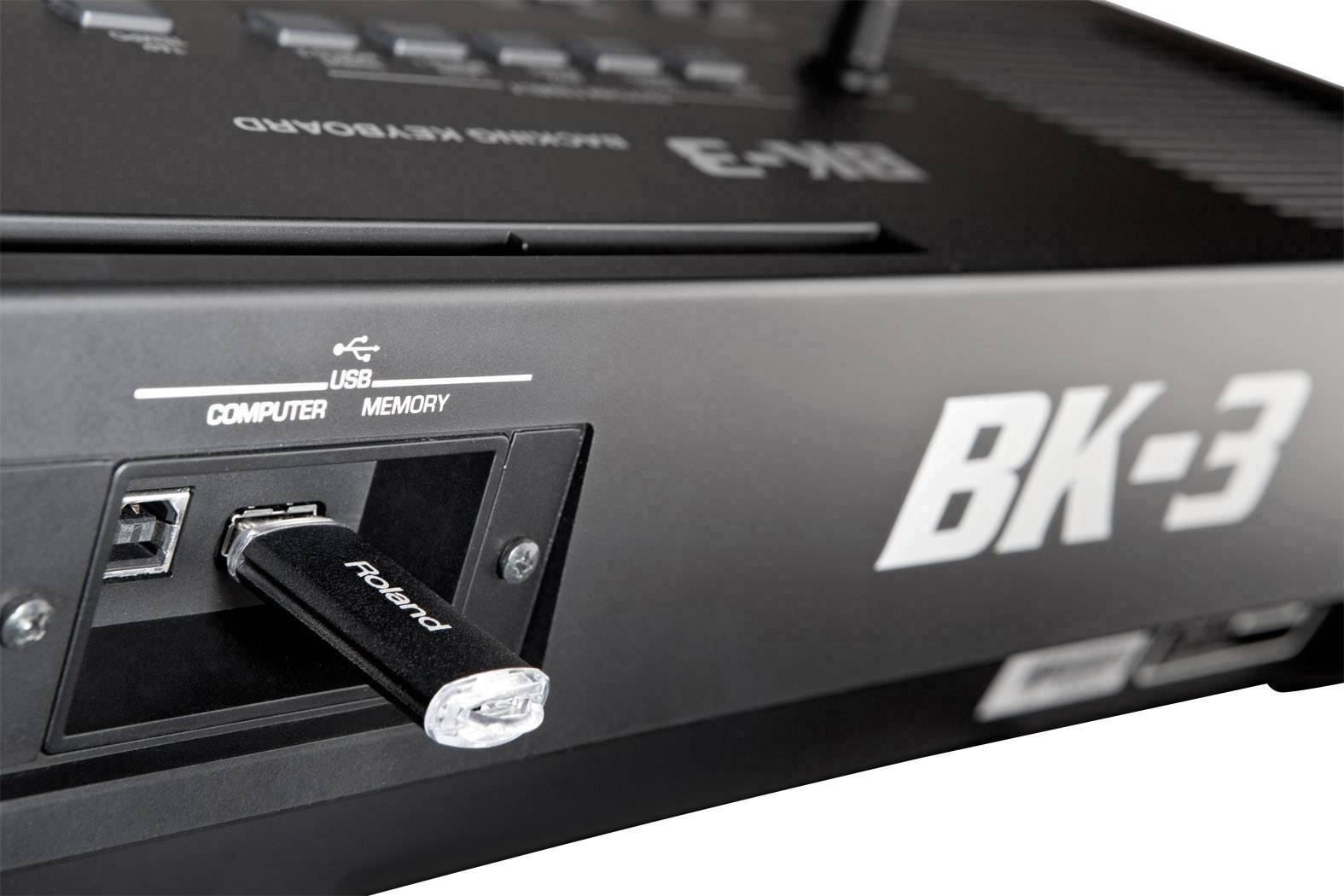 Roland BK-3BK Keyboard Schwarz inkl. Netzteil