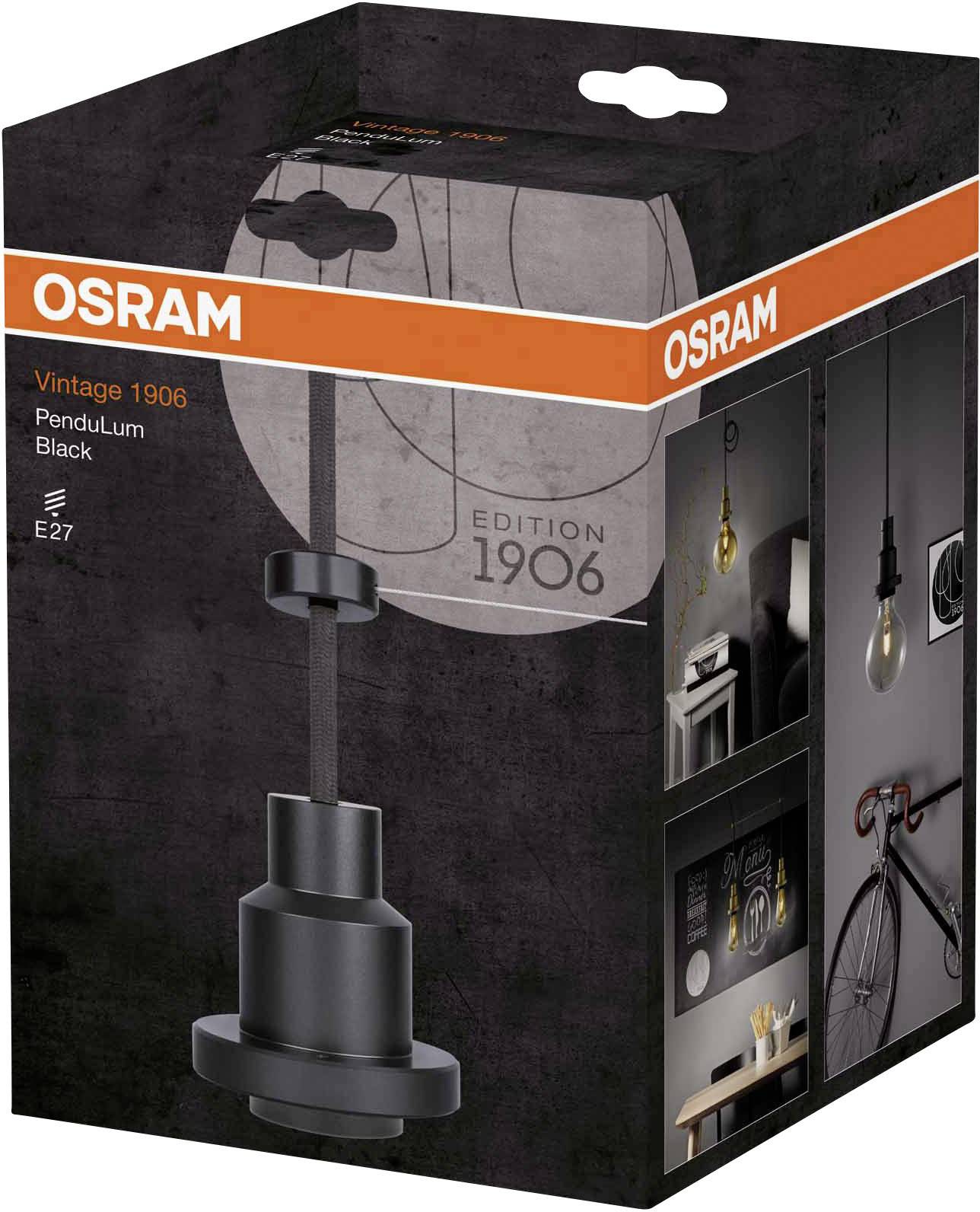 LEDVANCE Vintage 1906 Pendulum L 4058075227996 Pendelleuchte LED E27 Schwarz