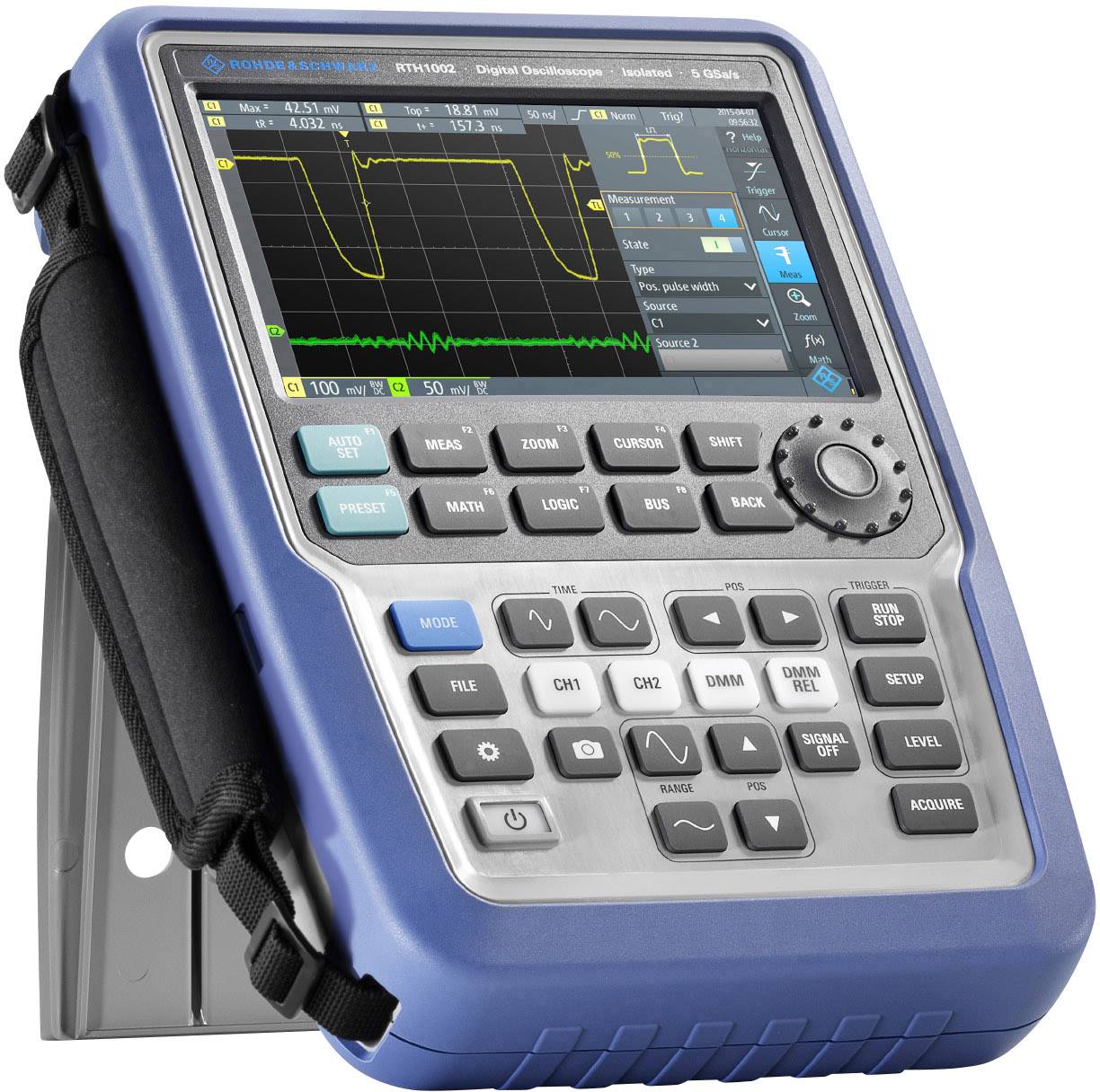 Rohde & Schwarz RTH1002 Hand-Oszilloskop 60MHz 500 kpts 10 Bit 1St.