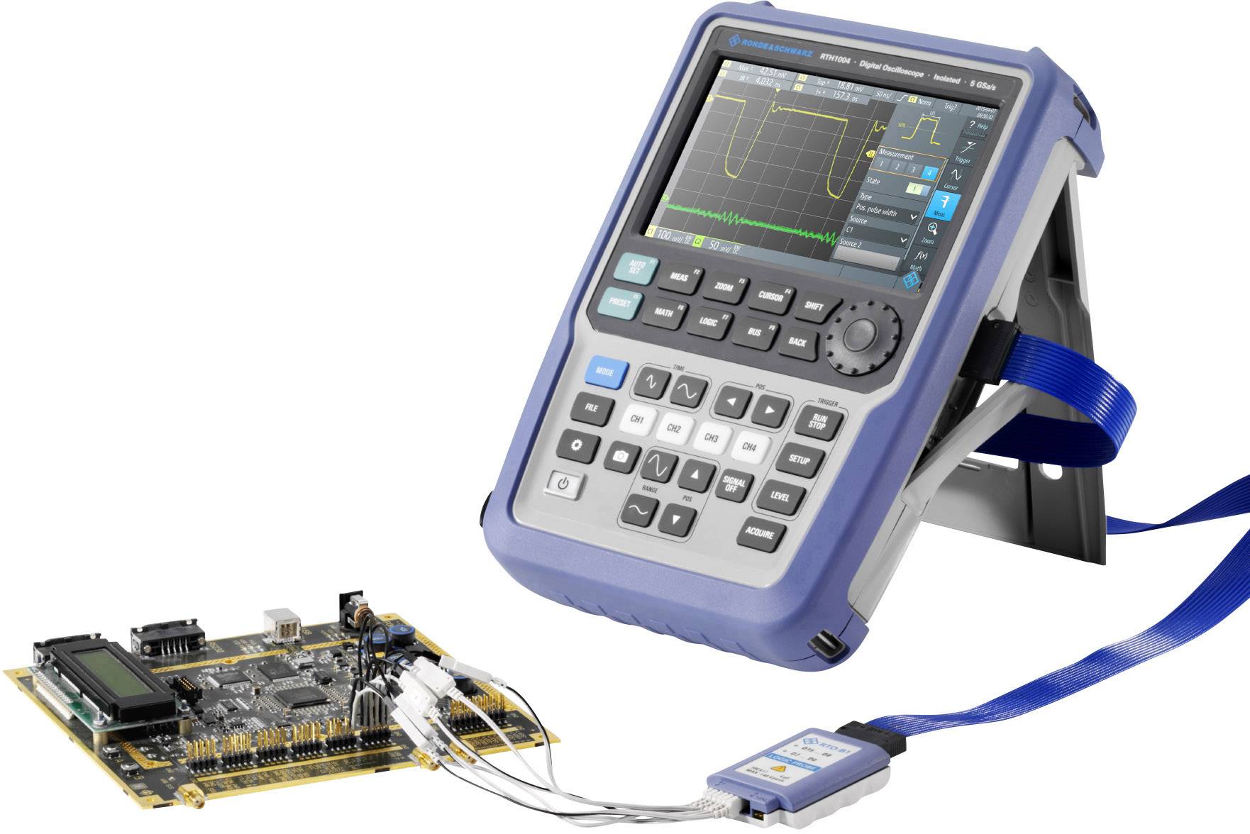 Rohde & Schwarz RTH1054MSO Hand-Oszilloskop 500MHz 500 kpts 10 Bit 1St.