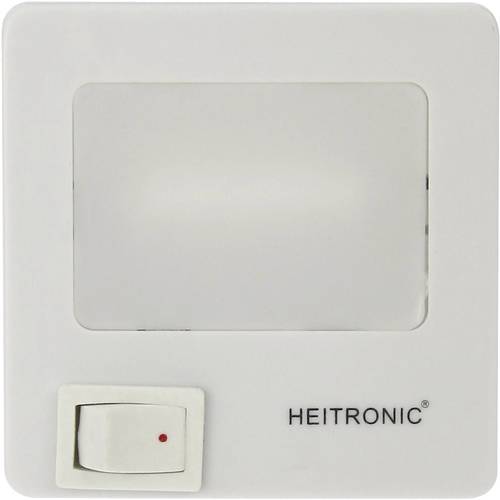 Heitronic 47202 LED-Nachtlicht Quadratisch LED Neutral-Weiß Weiß
