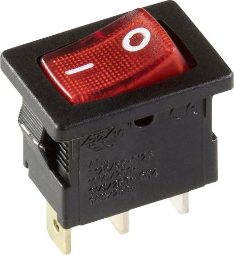 InterBär 3631-813.22 Wippschalter 3631-813.22 250 V/AC 10 A 1 x Aus/Ein rastend 1 St.