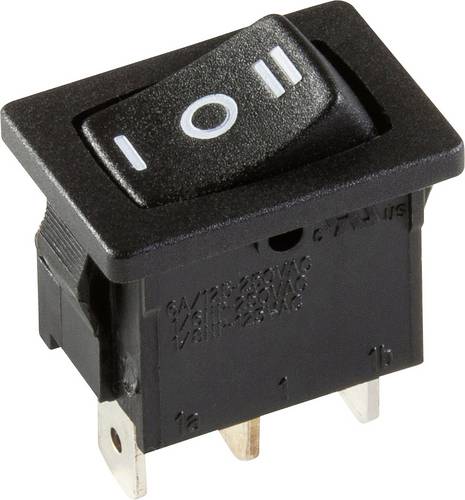 InterBär 3632-100.22 Wippschalter 3632-100.22 250 V/AC 10 A 1 x Ein/Aus/Ein rastend 1 St.