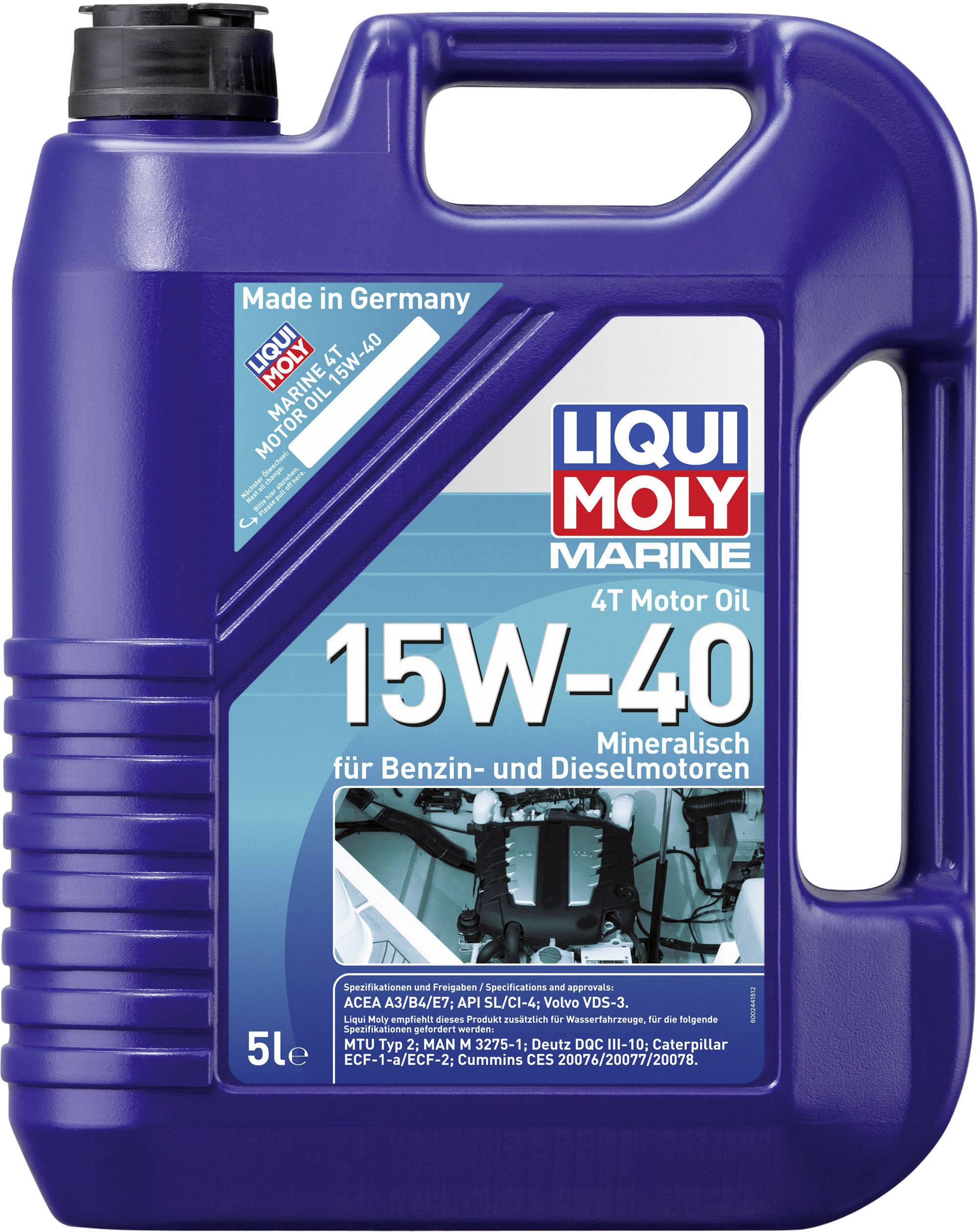Liqui Moly Marine 4T 15W-40 25016 Motoröl 5 l