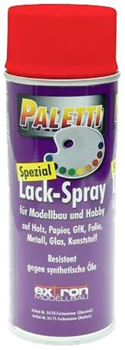 EXTRON Modellbau Kunstharzfarbe Paletti Rot Spraydose 400 ml