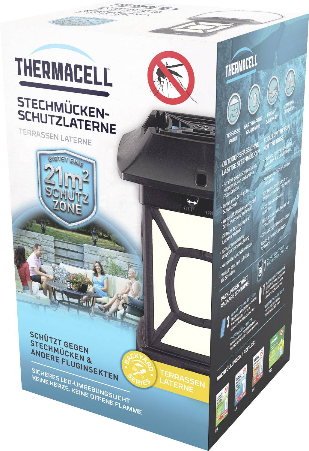 ThermaCell  MR-9W Insektenvertreiber  (B x H x T) 125 x 188 x 125 mm Schwarz 1 St.