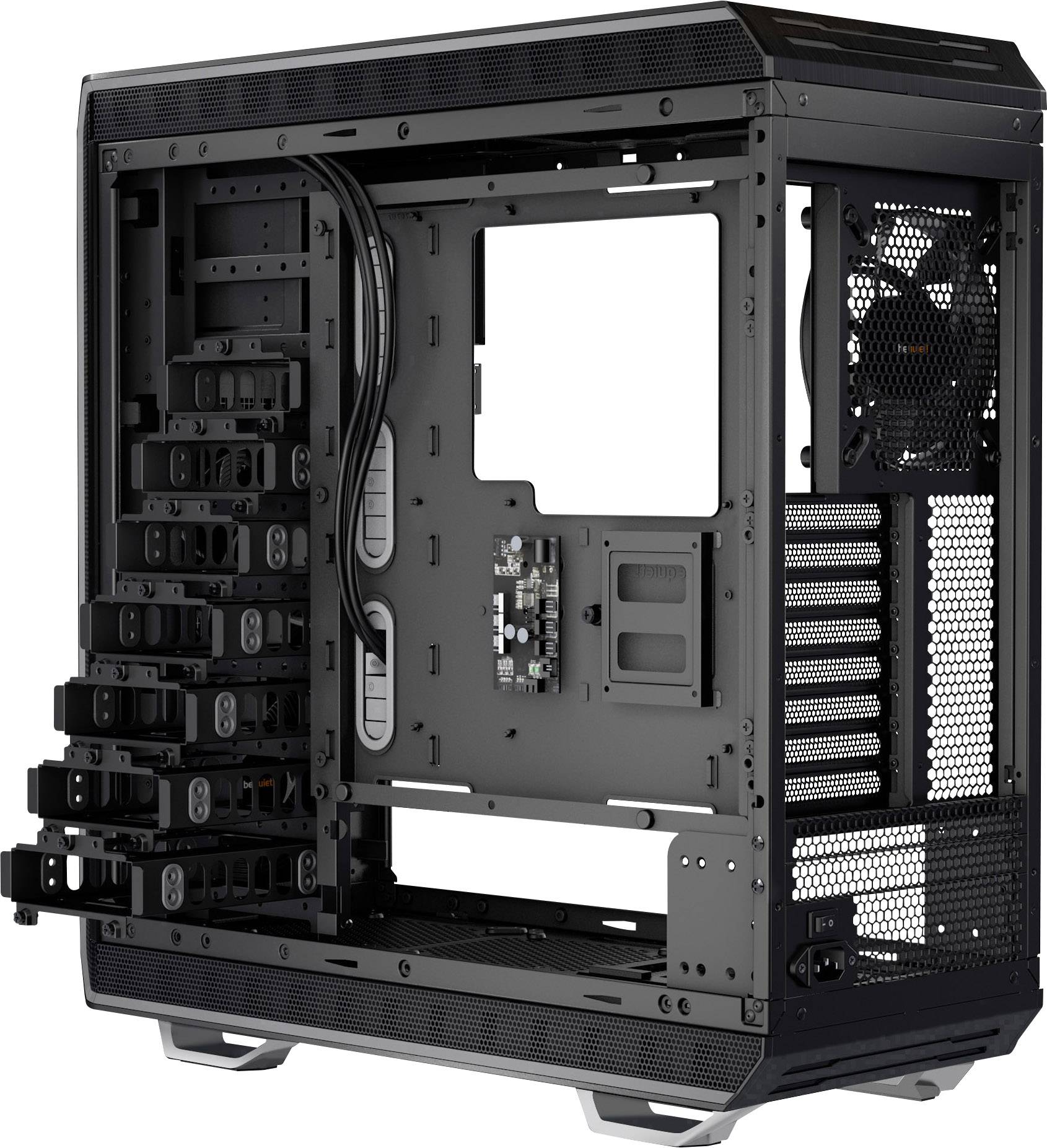 BeQuiet Dark Base 900 Silver Midi-Tower PC-Gehäuse, Gaming-Gehäuse Schwarz, Silber