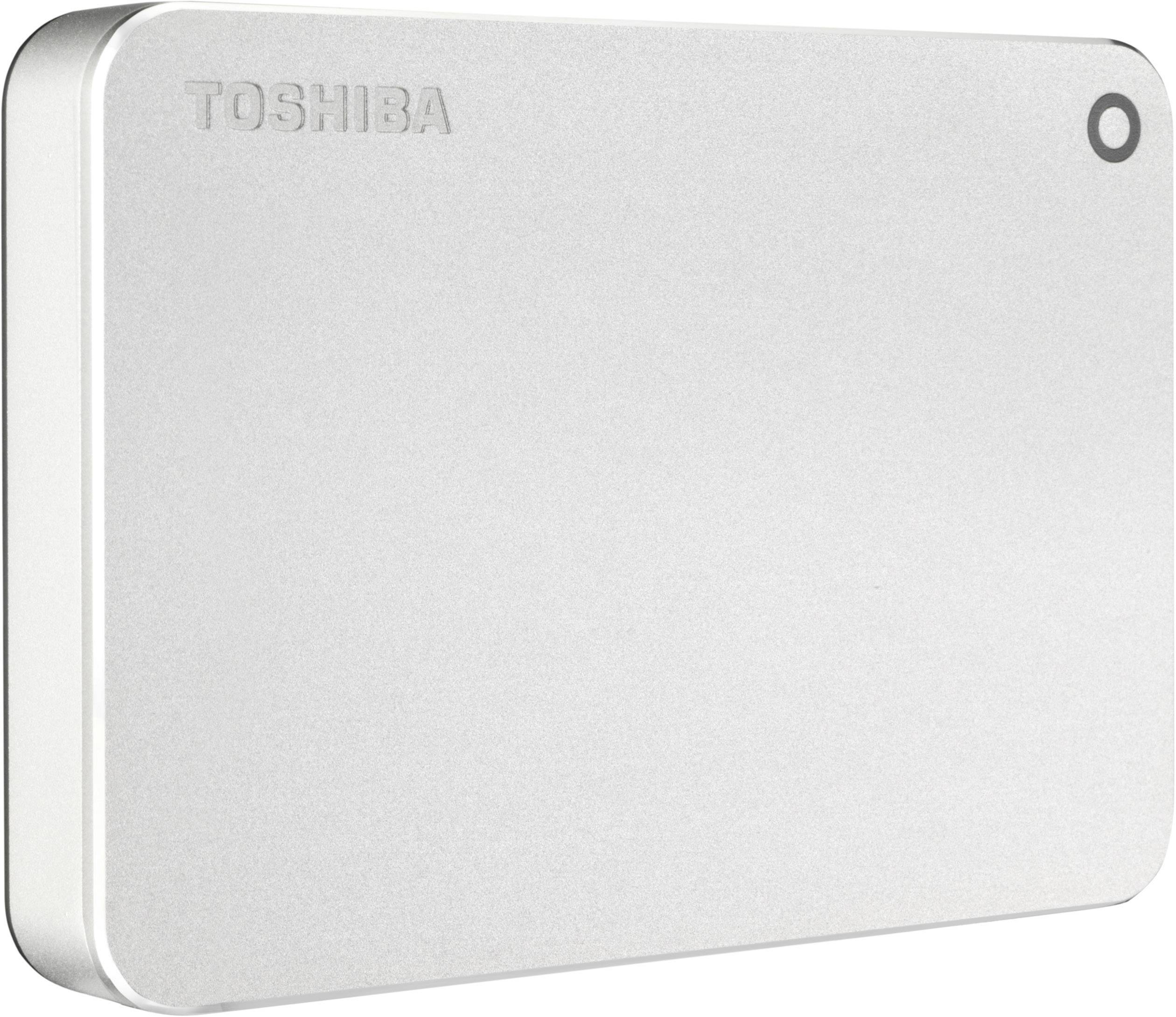 Toshiba  3 TB Externe Festplatte 6.35 cm (2.5 Zoll) USB 3.2 Gen 1 (USB 3.0) Silber (metallic) HDTW130EC3CA