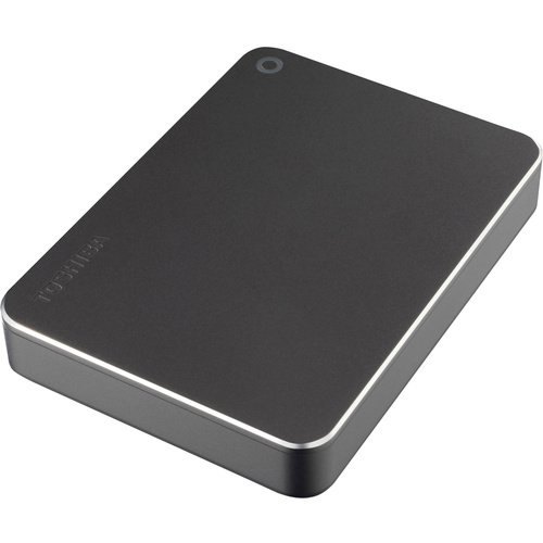 Toshiba Canvio Premium for Mac - Festplatte - 3 TB - extern (tragbar) - USB 3.0 - dunkelgrau metallisch