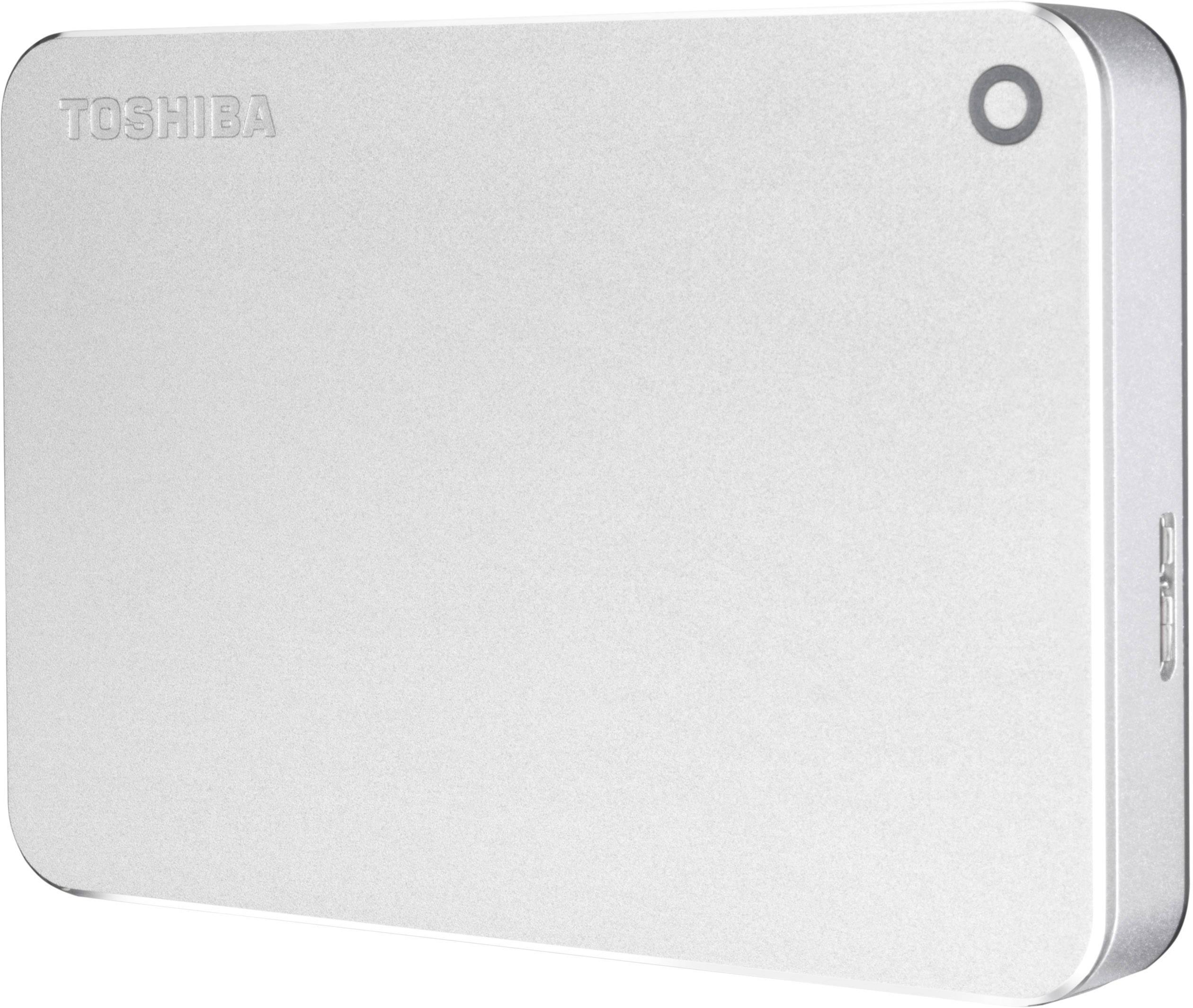 Toshiba Canvio Premium für Mac 3 TB Externe Festplatte 6.35 cm (2.5 Zoll) USB 3.2 Gen 1 (USB 3.0) Silber HDTW130ECMCA