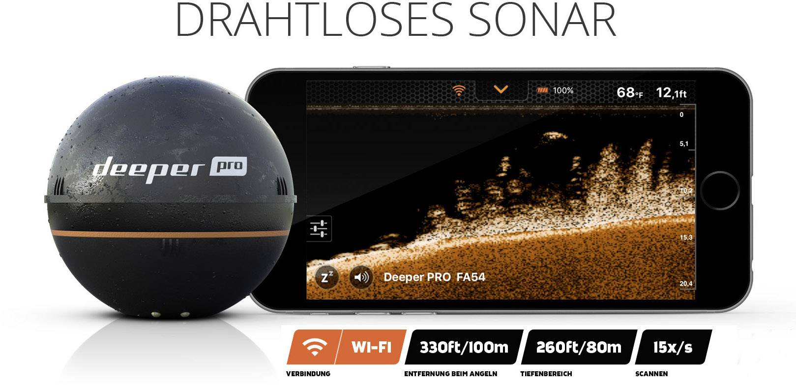 deeper Smart PRO Fischfinder