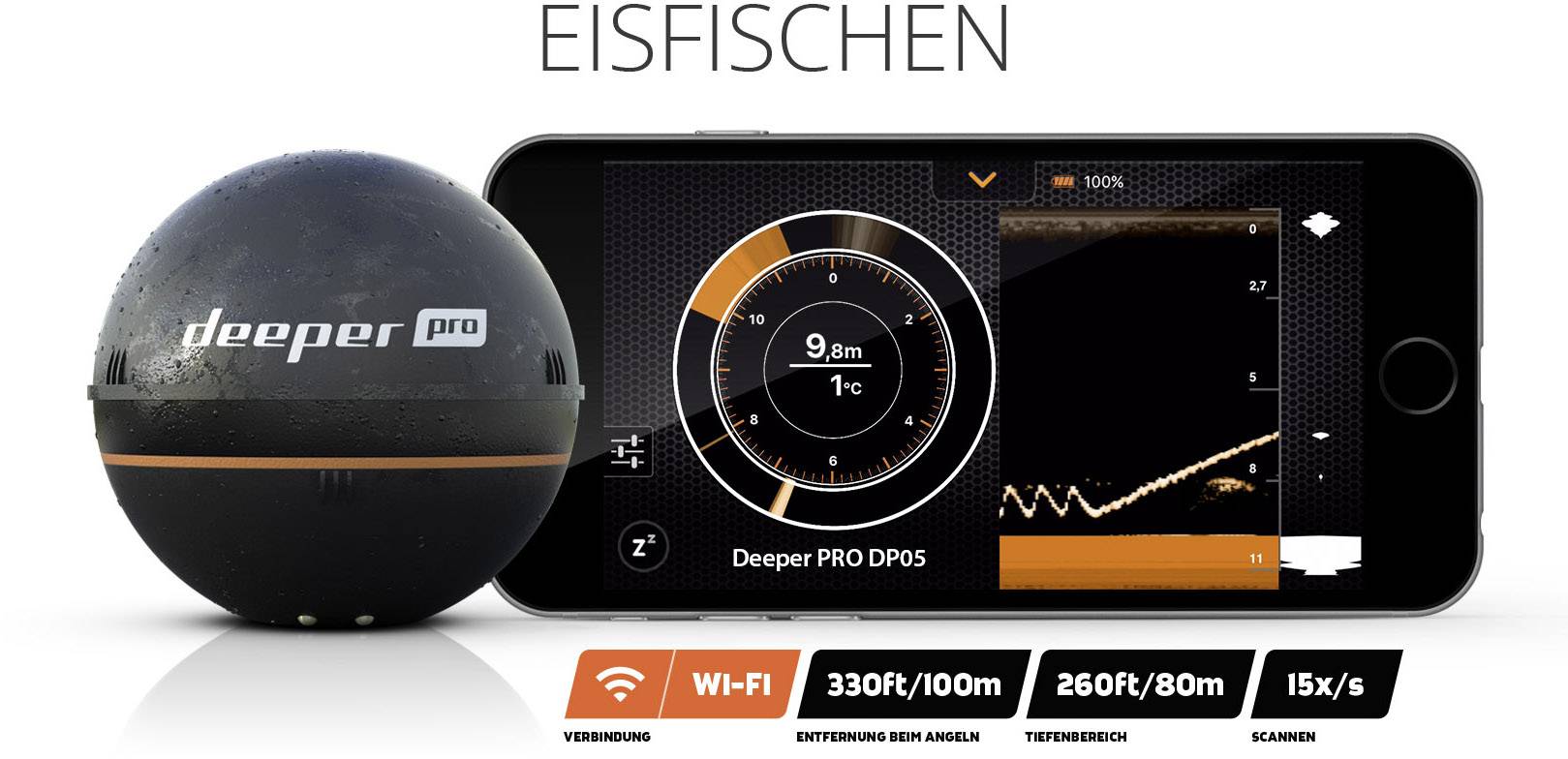 Deeper Smart PRO Fischfinder