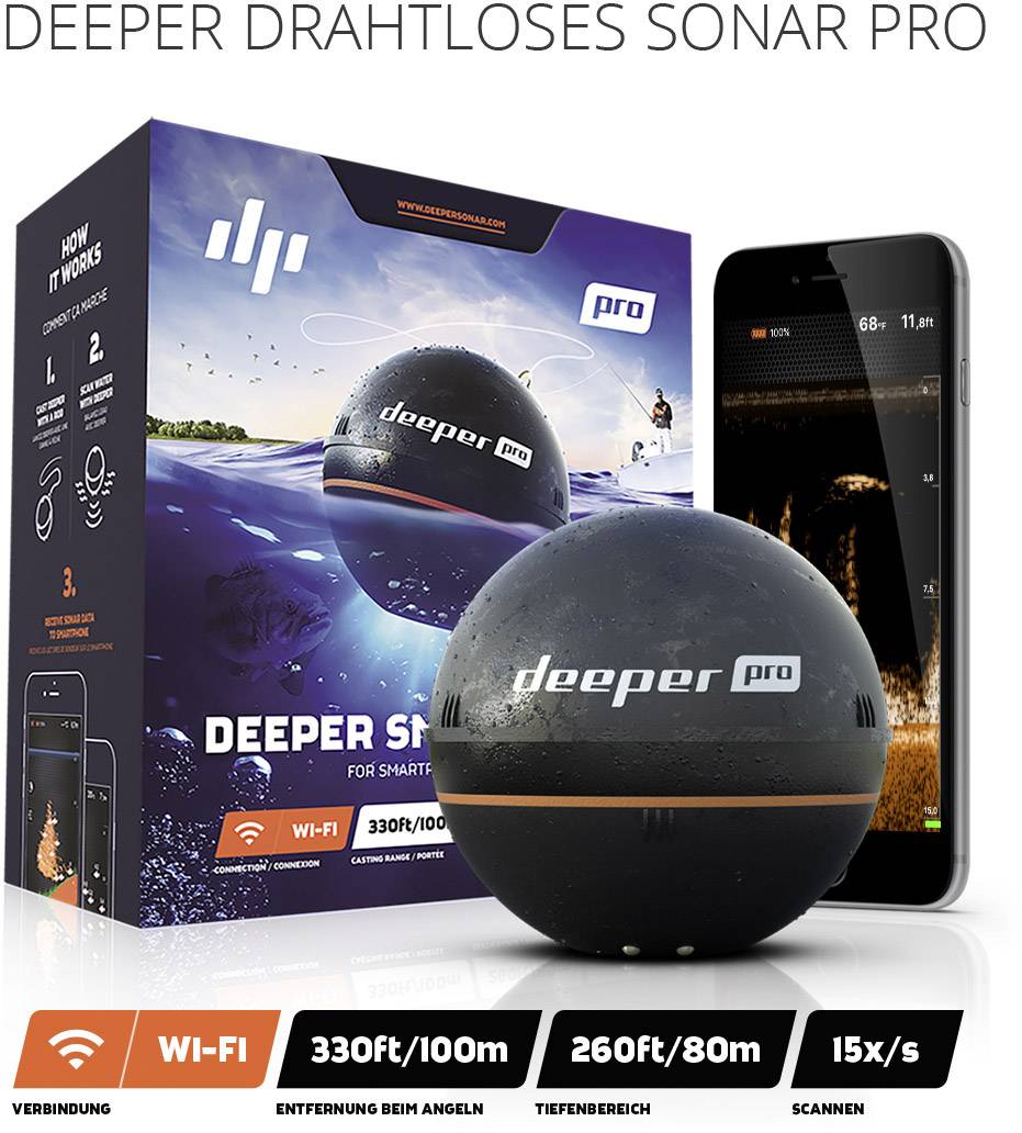Deeper Smart PRO Fischfinder