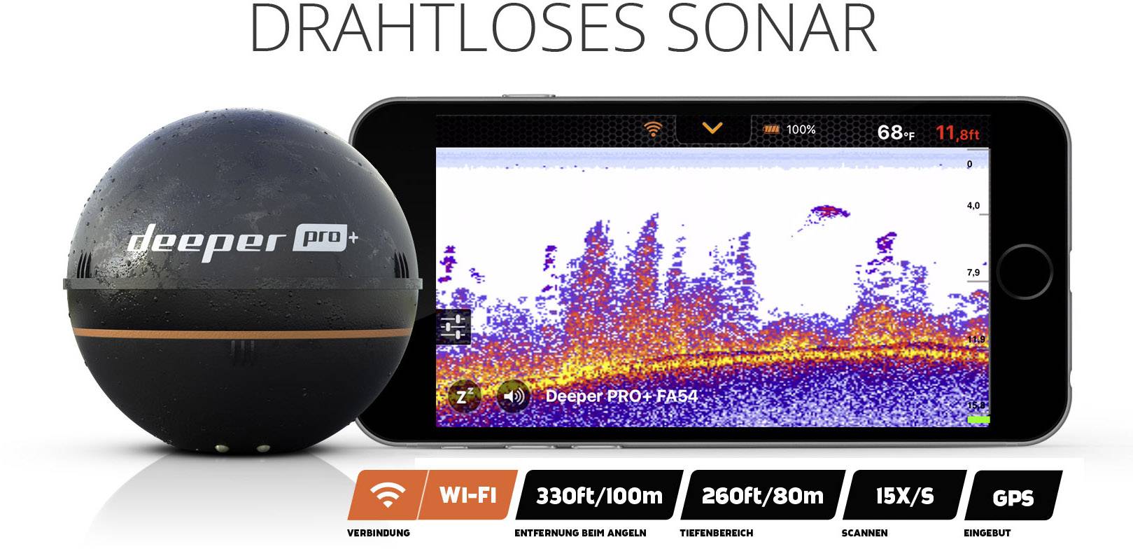 Deeper Smart PRO+ Fischfinder