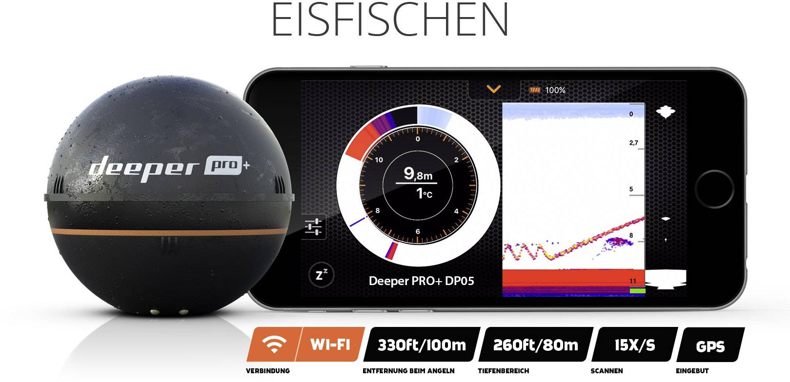 Deeper Smart PRO+ Fischfinder