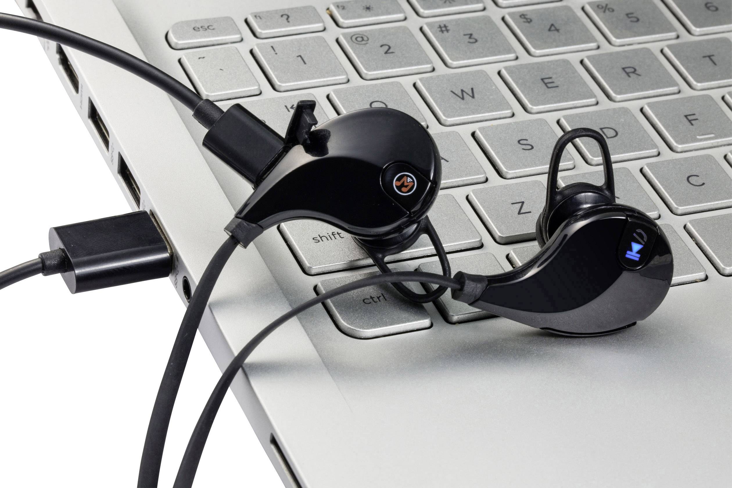 Technaxx Musicman BT-X23 Sport In Ear Kopfhörer Bluetooth® Schwarz Headset