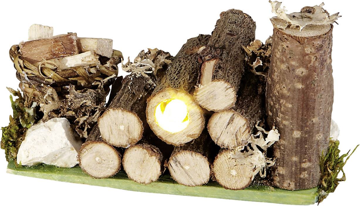 Kahlert Licht 49599 Holzlager 3.5V mit Beleuchtung