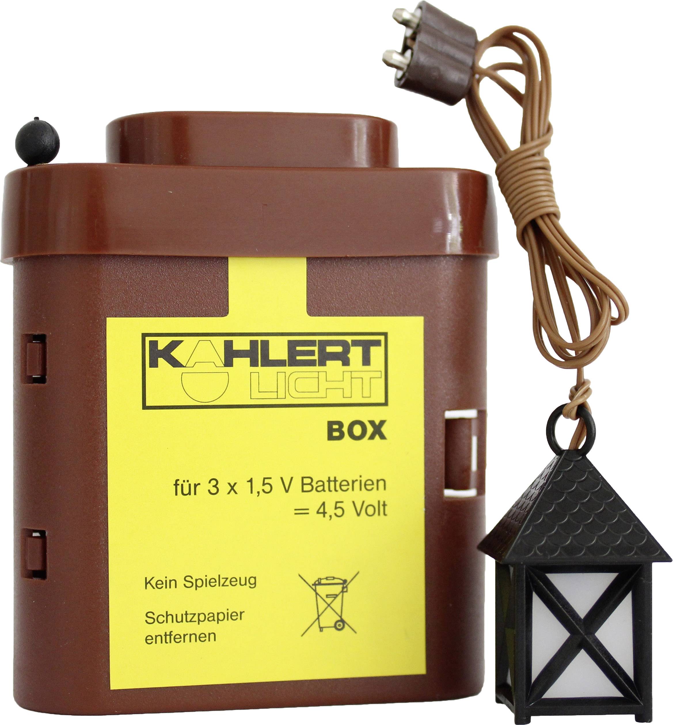 Kahlert Licht 20104 Krippenlaterne 4.5 V mit Batterie-Box