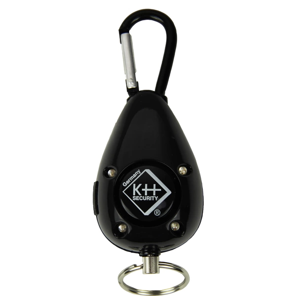 kh-security Taschenalarm Schwarz mit LED 100 dB 100188 kh-security Taschenalarm Schwarz mit LED 100 dB 100188