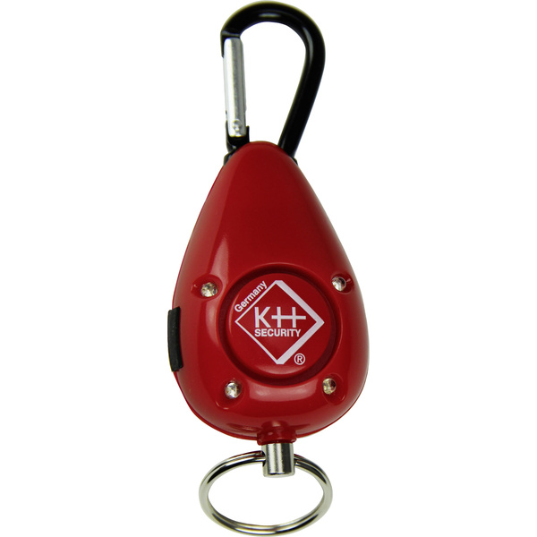 Kh-security Taschenalarm Rot mit LED 100189